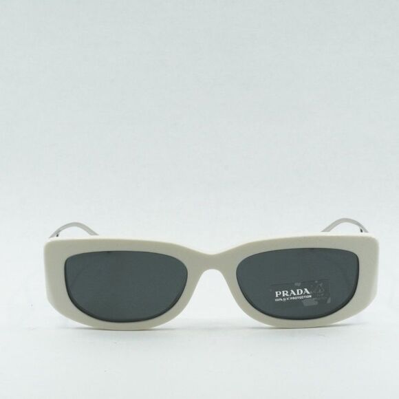 NEW PRADA PR14YS 1425S0 TALC DARK GREY SUNGLASSES - Picture 3 of 15